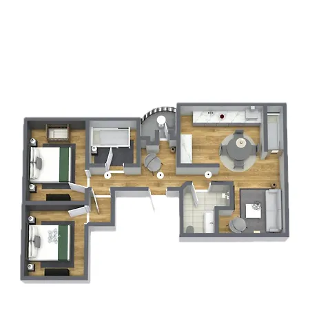 Apartment Centrally Located 3 Bedroom Apartment *