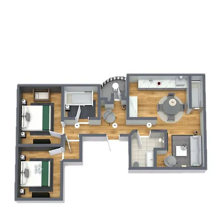 Apartment Centrally Located 3 Bedroom Apartment *